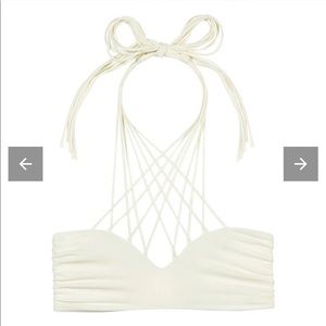 MIKOH White Kahala Bikini Top